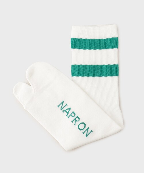 靴下 「NAPRON」 BORDER HANPU TABI SOX メンズ | TAKEO KIKUCHI | 22