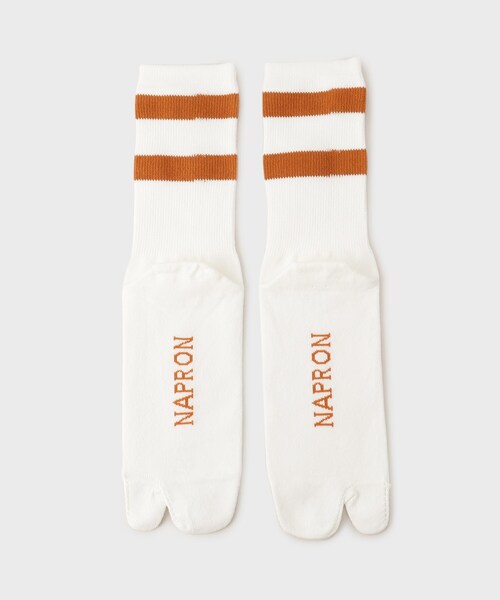 靴下 「NAPRON」 BORDER HANPU TABI SOX メンズ | TAKEO KIKUCHI | 24
