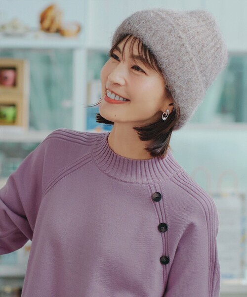 Tiaclasse ニット帽 ニットキャップ 「安田美沙子さん着用・ウール混