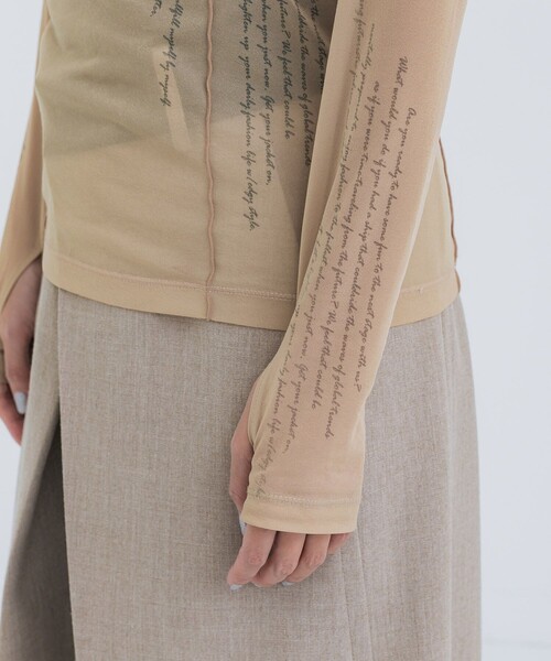 tシャツ 「STUDIOUS/ステュディオス」タトゥースキントップ レディース STUDIOUS tシャツ 「STUDIOUS/ステュディオス」タトゥースキン
