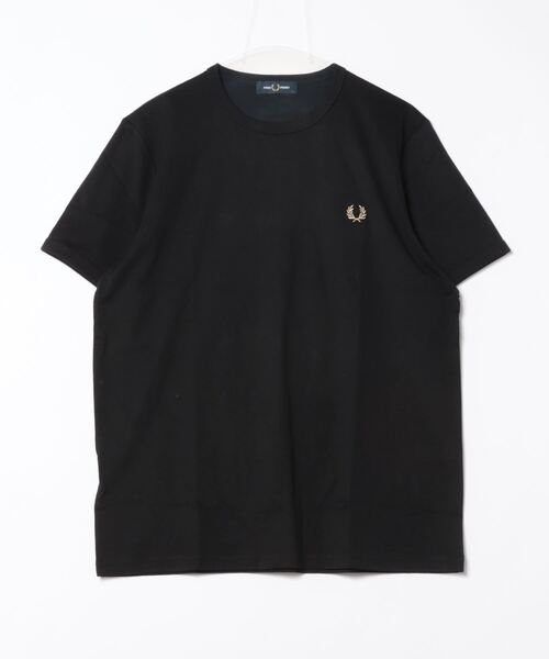 FRED PERRY ブラック Ringer Tシャツ M Fred Perry Taped Ringer T Shirt Black | Mainline Menswear