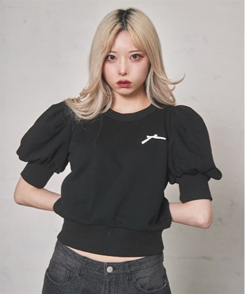 ひ*り様 最終値下　新品未使用タグ付　フィクルべべ　パフスリーブドールトップス Fickle Bebe（フィクルベベ） tシャツ パフスリーブフリーストップス