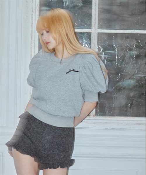 Fickle Bebe（フィクルベベ） tシャツ パフスリーブフリーストップス