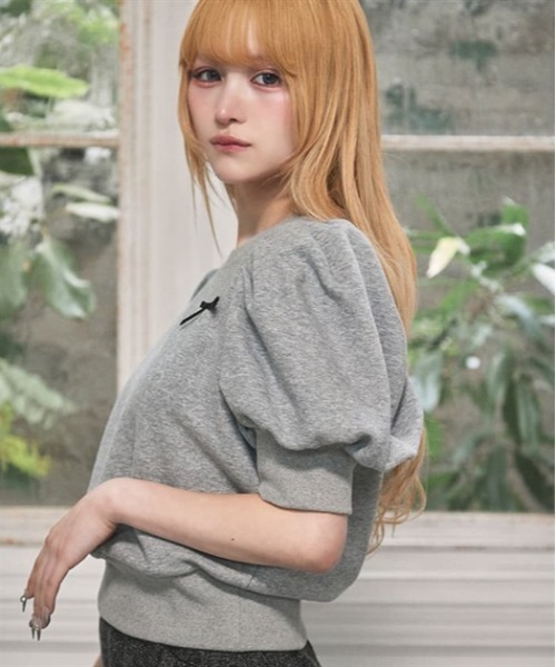 Fickle Bebe（フィクルベベ） tシャツ パフスリーブフリーストップス