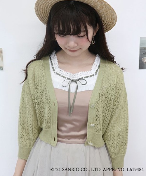 F i.n.t（フィント） ワンピース フラワー刺繍チュールワンピース/マイ