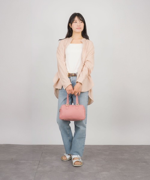 ハンドバッグ 「Pua Moena/ピュアモエナ」シープスキン メッシュ