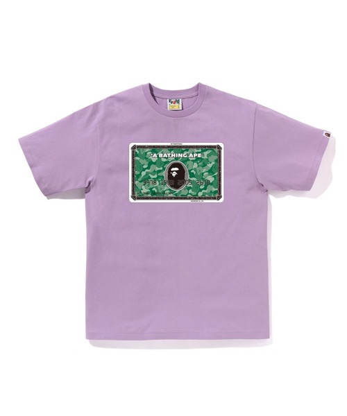 A BATHING APE（アベイシングエイプ） tシャツ BAPE CARD TEE BAPEC