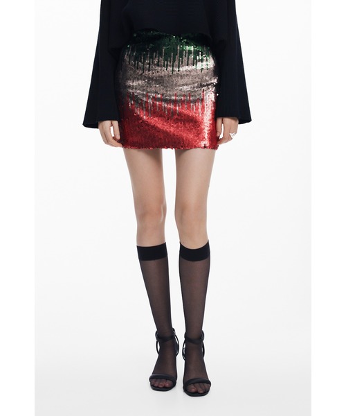 Desigual（デシグアル） スカート グラデーションコール スカート