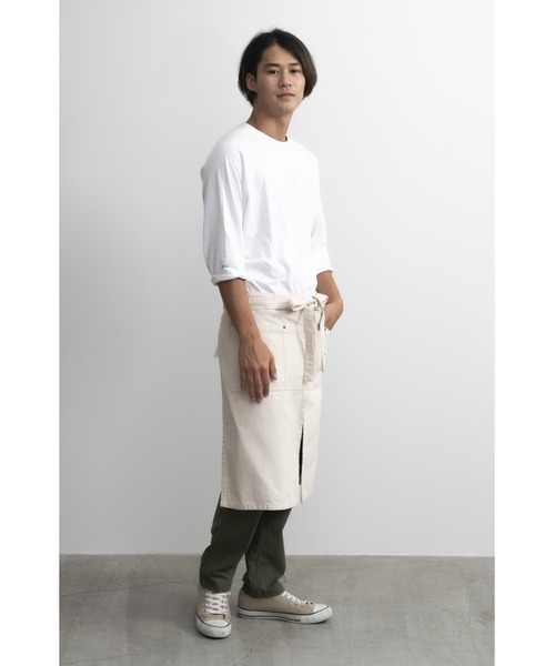 Ralph Lauren Home エプロン デニム RALPH LAUREN HOME エプロン Brewer フリルトリム コットン フル