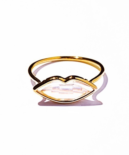 les bon bon primaring YG リング les bon bon｜prima ring リボンモチーフ リング 10金 - H.O.V