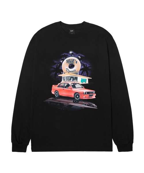 HUF tシャツ DRIVE THRU LS TEE / ハフ ロングスリーブTシャツ