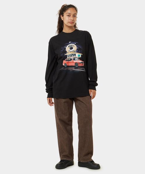 HUF tシャツ DRIVE THRU LS TEE / ハフ ロングスリーブTシャツ