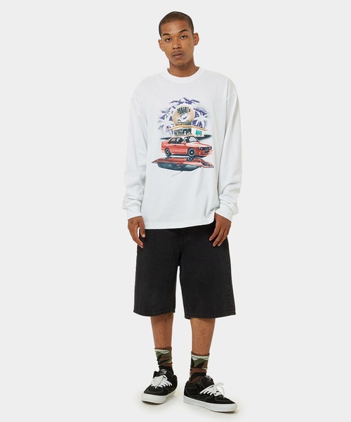 HUF グレー トレーナー Lサイズ HUF トレーナー スウェット REGIONAL HALF ZIP FLEECE / ハフ