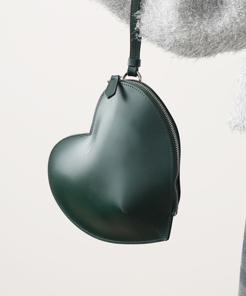 YAHKI（ヤーキ） クラッチバッグ パーティーバッグ SOFT W FACE ハート