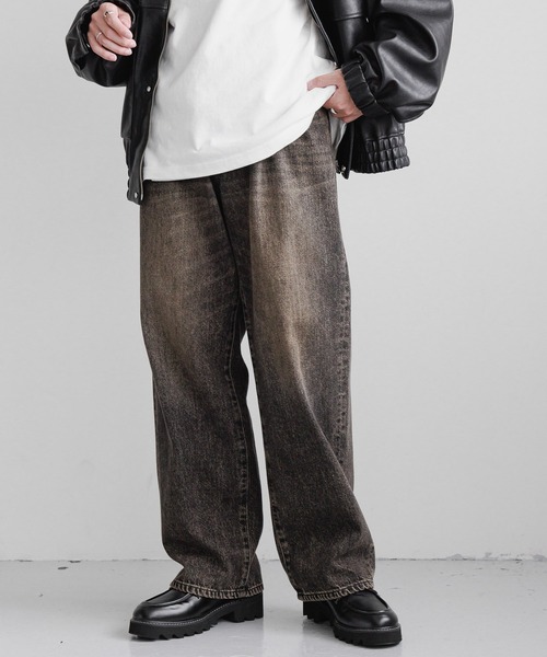 RAGEBLUE ジーンズ 12oz loose fit denim buggy pants/12オンス/ルーズ 