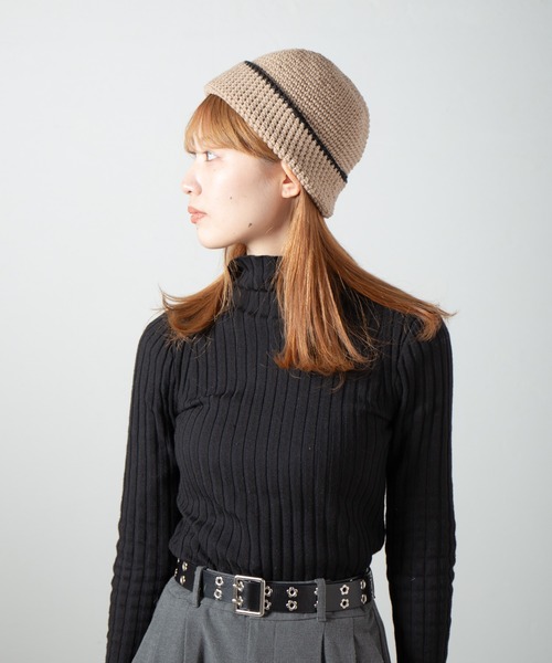 Jena.la.boucle ニット帽 CLEL】Alpaca Blend Cable Knit Beanie / アルパカブレンド ケーブル