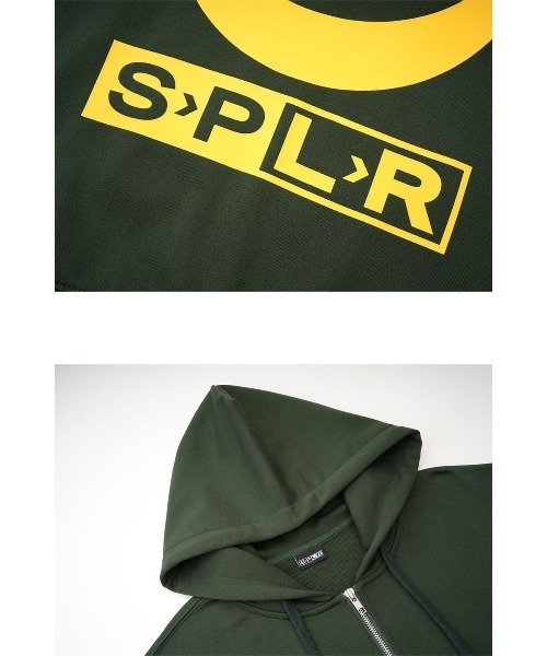 SPLR パーカー フーディー｜S Logo Zip Hoodie｜SPLR｜公式通販 メンズ