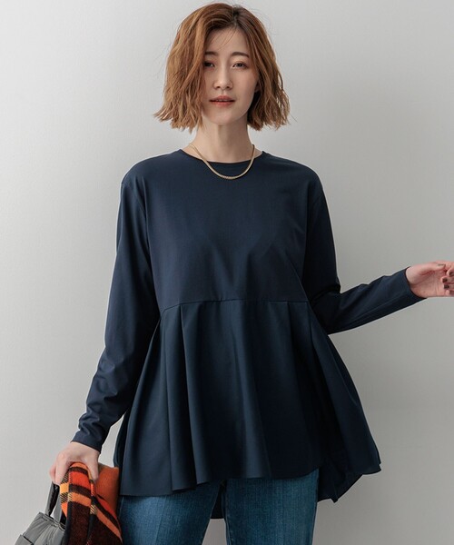 23区 tシャツ 「杏さん着用/ご好評につき新色追加」ナチュラル