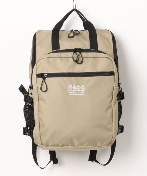 美品 FREDRIK PACKERS リュックバックパック ベージュ フレドリックパッカーズ FREDRIK PACKERS A4収納可 500D DAY