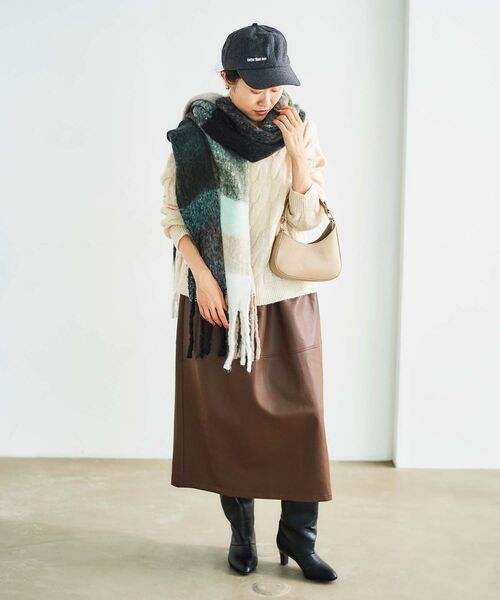 Chloé ターコイズ フリンジ ストール 6702-10.jpg
