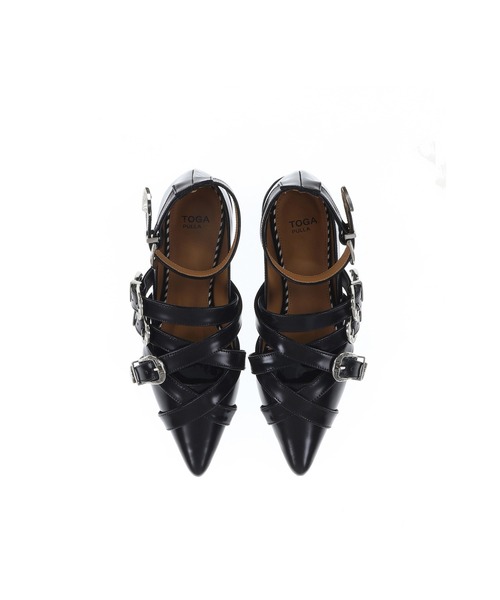 TOGA パンプス AJ926 - BLACK POLIDO : ZOZOTOWN Yahoo!店