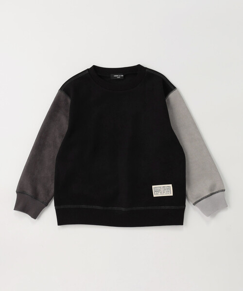 COMME CA ISM トレーナー 配色切り替え 長袖トレーナー キッズ