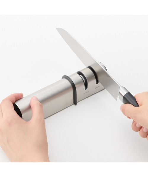 無印良品（MUJI） キッチン 二段階仕上げ シャープナー 約幅17×奥行