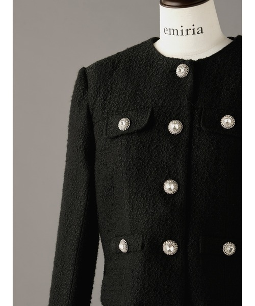 【NEW限定品】 emiriawiz ジャケット ノーカラージャケット Chic Collarless ジャケット・アウター