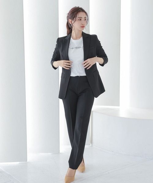 DRESS+（ドレスプラス） セットアップ スーツ レディース 上下セット 2