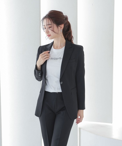 DRESS+（ドレスプラス） セットアップ スーツ レディース 上下セット 2