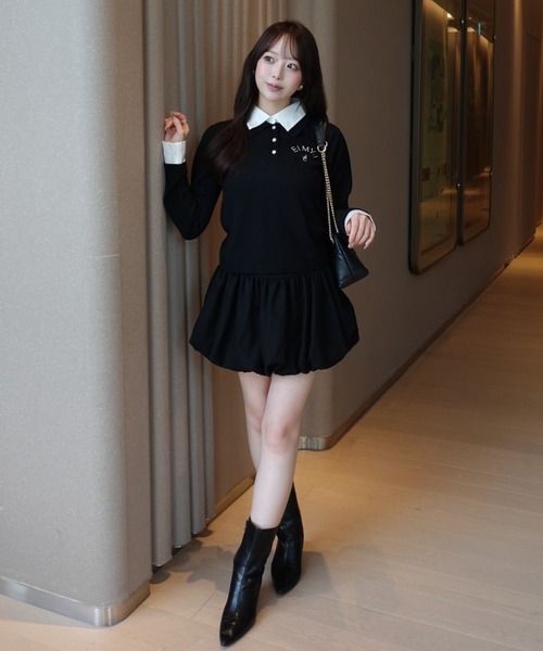 EIMY ISTOIRE（エイミーイストワール） ニット セーター ダブルカラー