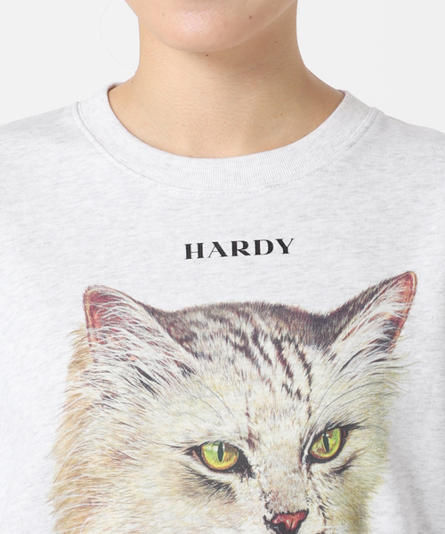 HARDY NOIR トレーナー スウェット 「追加」CAT PRINT