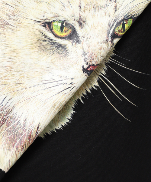 【美品】HARDY NOIR 猫 スウェット トップス パーカー 美品】HARDY NOIR 猫 スウェット トップス パーカー