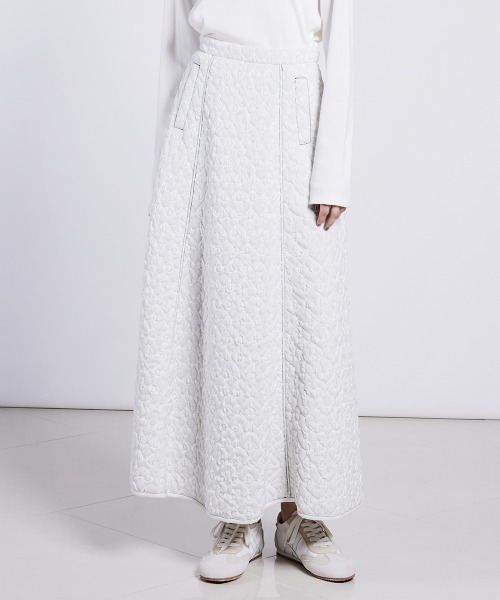 DOUBLE STANDARD CLOTHING キルティングスカート DOUBLE STANDARD CLOTHING スカート Dプリントキルティング