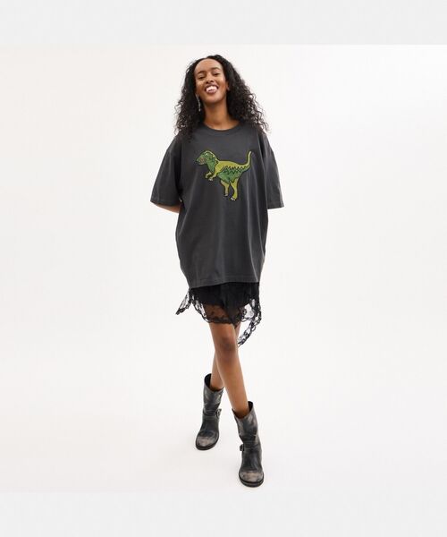 【COACH】レキシー Tシャツ オーガニックコットン 半袖 シンプル COACH（コーチ）の「レキシー Tシャツ オーガニック コットン（T