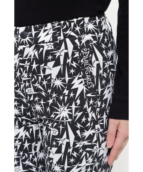 最新作 パーリーゲイツ パンツ ストレッチ ブラック 星条旗 アメリカ 総柄 最新作 パーリーゲイツ パンツ ストレッチ ブラック 星条旗 アメリカ
