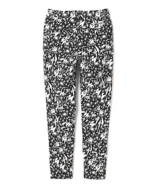 PEARLEY GATES パーリーゲイツ 総柄 ストレッチロングパンツ 秋冬 サイズ：6 PEARLY GATES パーリーゲイツ ストレッチパンツ 30周年