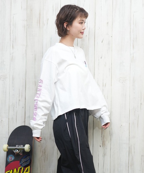 SANTA CRUZ（サンタクルーズ） tシャツ クロップド丈ロンT 502251432