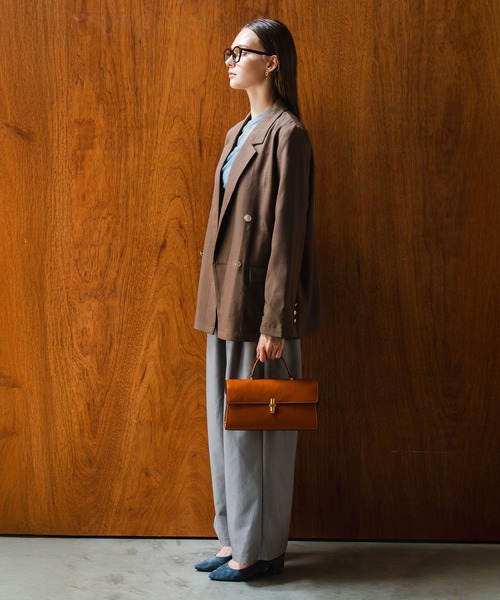 LA MARGE ショルダーバッグ バッグ 「本革」2WAY スクエア ハンド