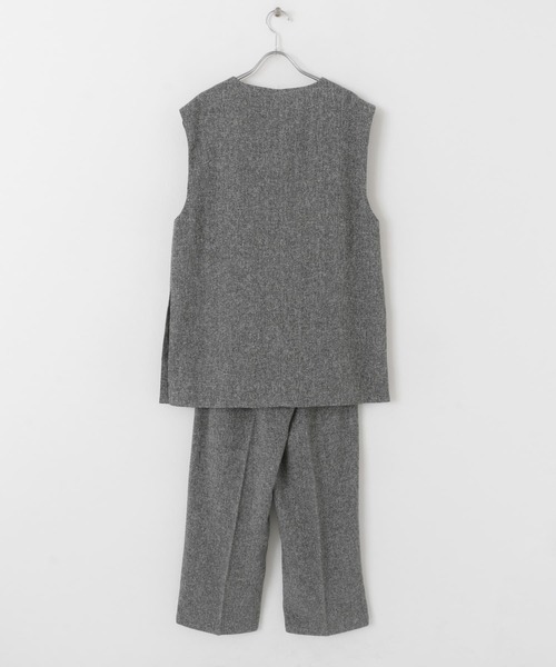 ITEMS URBANRESEARCH セットアップ ツイードジレ×パンツセット