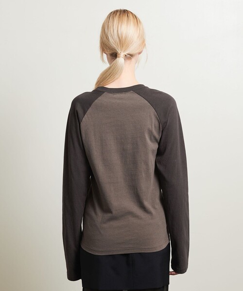 tシャツ 「ATTISESSION」コットンキュプラ ラグラン ロングスリーブ レディース ATTISESSION tシャツ 「ATTISESSION」コットンキュプラ ラグラン