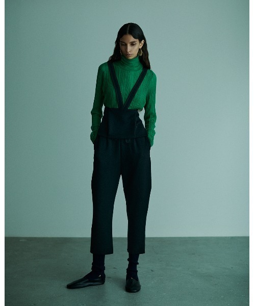 TAN（タン） タートルネックニット FREE グリーン レディース