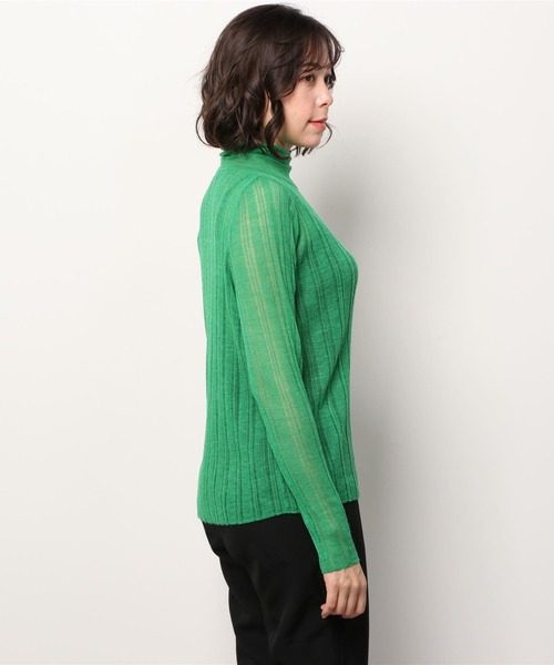 TAN（タン） タートルネックニット FREE グリーン レディース