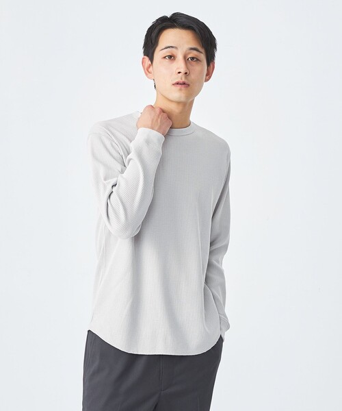 green label relaxing tシャツ ドライワッフル クルーネック T