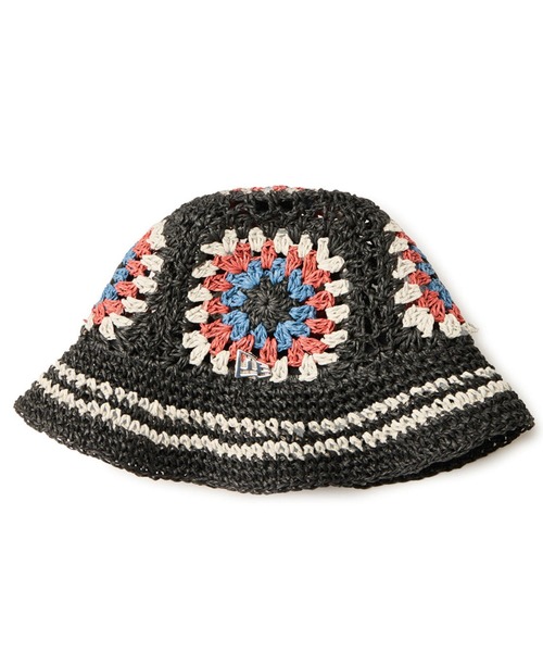 NEW ERA クロシェハット　ブラウン NEW ERA 帽子 ハット ERA/ニューエラ クロシェ ニットバケット