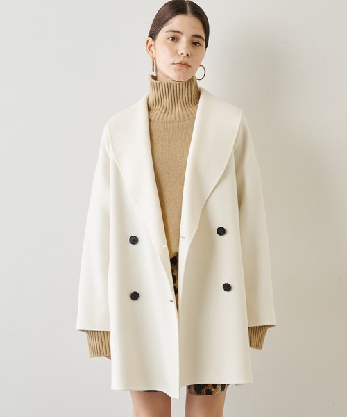 美品 ウィムガゼット ステンカラーコート ウールライナー ベージュ Whim Gazette（ウィム ガゼット） ステンカラーコート FREE ライト