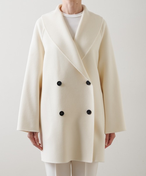 Whim Gazette ベージュ ロングコート サイズF Whim Gazette（ウィム ガゼット） コート FREE ベージュ レディース