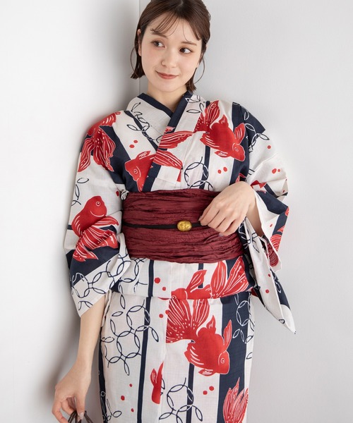 浴衣 こだわり浴衣5点セット レディース : ZOZOTOWN Yahoo!店 - 通販