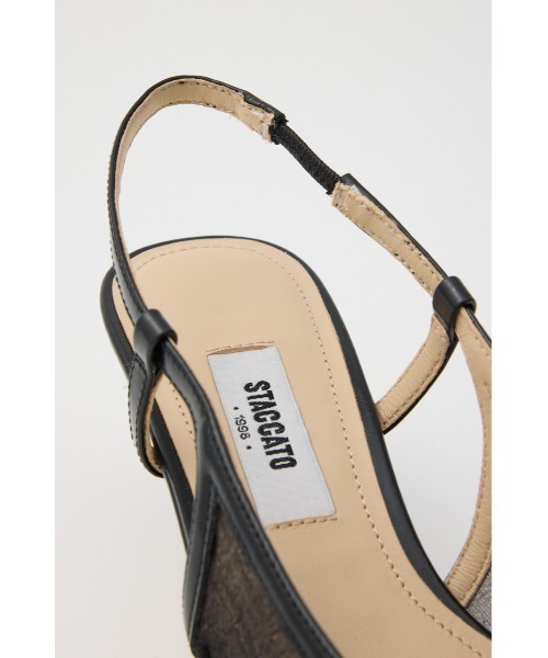 STACCATO パンプス ドットヌーディーバックスリングパンプス