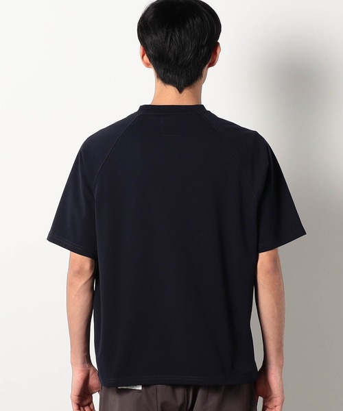 ブラックラグランTシャツ Grand PARK（グランドパーク） tシャツ 圧縮マイクロカノコラグランT